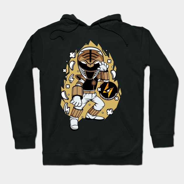 White Ranger Hoodie by Comic Collectors Guild 